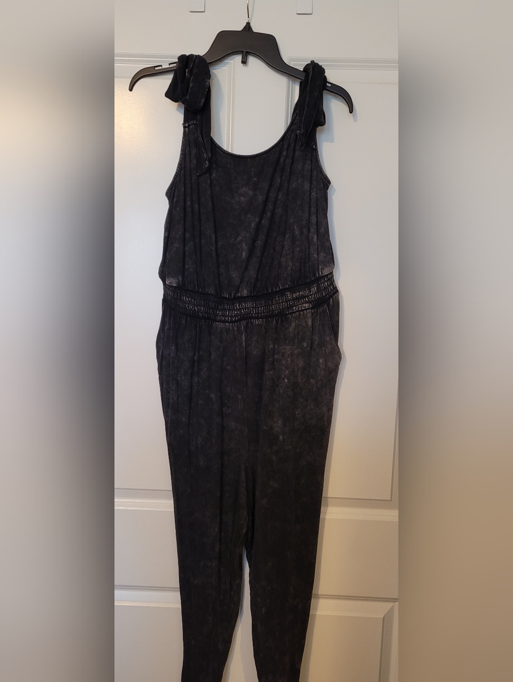 torrid Black Distressed Sleeveless Jumpsuit NWOT!